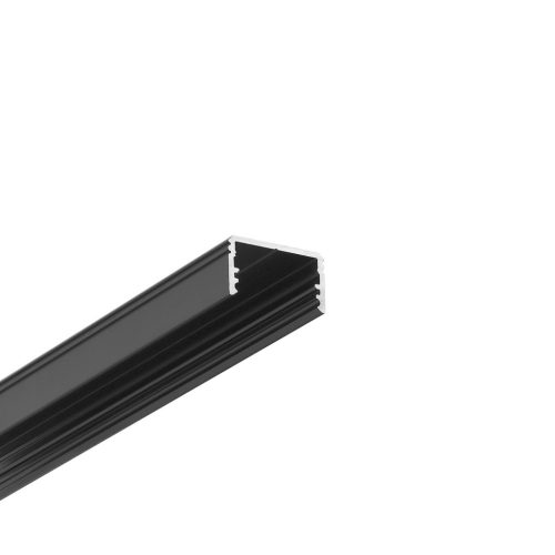 TOPMET LED profil UNI14 BC3/Y 2000 mm fekete eloxált