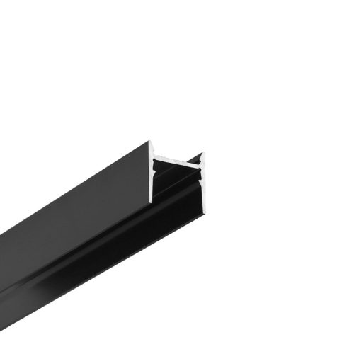 TOPMET LED profil COZY12 C/U1 2000 mm fekete eloxált 