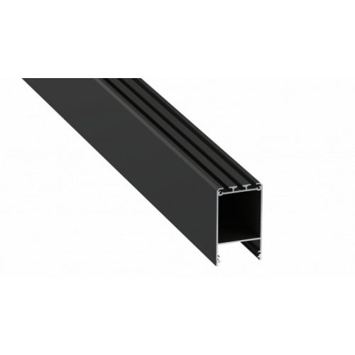 LED Labs Lumines LED profil Claro lackiert fekete, 2,02 m