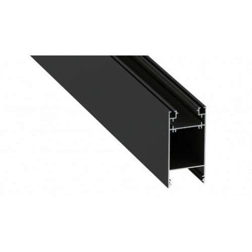 LED Labs Lumines LED profil Dulio lakkozott fekete, 2,02 m