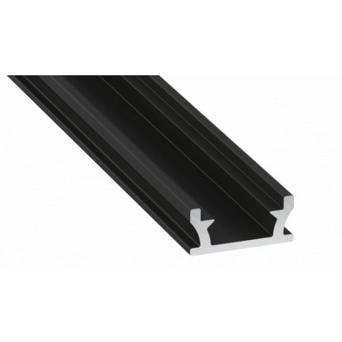 LED Labs Lumines LED profil Terra lakkozott fekete, 1 m
