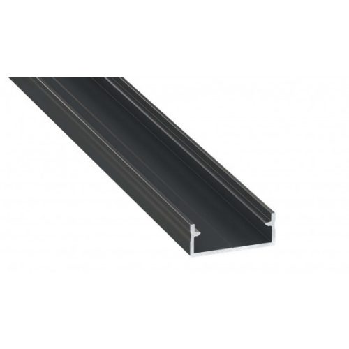 LED Labs Lumines LED profil DUAL eloxált fekete, 1 m