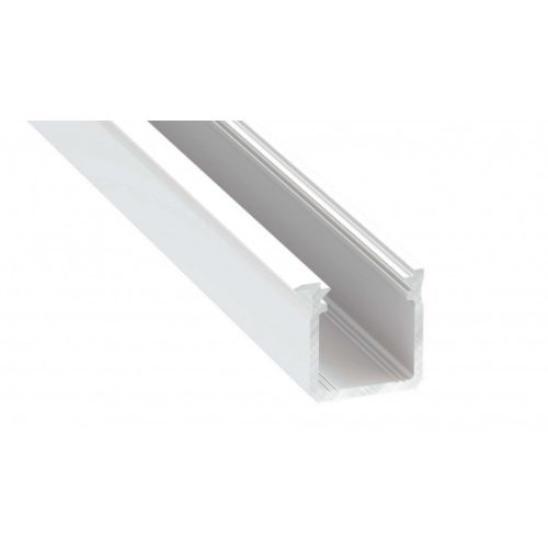 LED Labs Lumines LED profil J lakkozott fehér, 1 m