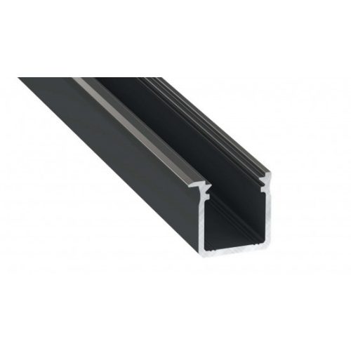 LED Labs Lumines LED profil J eloxált fekete, 1 m
