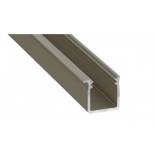LED Labs Lumines LED profil J eloxált inox, 1 m