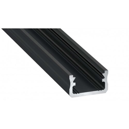 LED Labs Lumines LED profil A eloxált fekete, 1 m