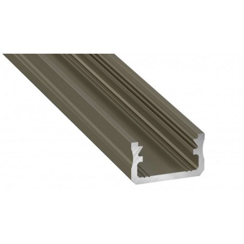 LED Labs Lumines LED profil A eloxált inox, 2,02 m