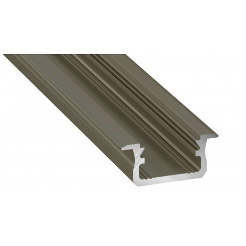 LED Labs Lumines LED profil B eloxált inox, 1 m