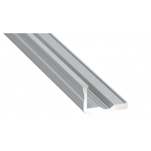 LED Labs Lumines LED profil F eloxált ezüst, 1 m