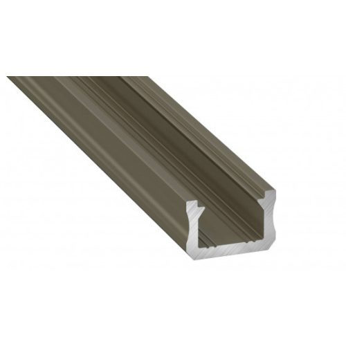 LED Labs Lumines LED profil X eloxált inox, 1 m