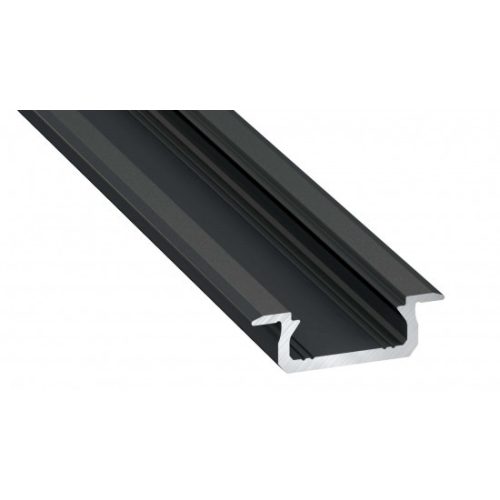 LED Labs Lumines LED profil Z eloxált fekete, 1 m