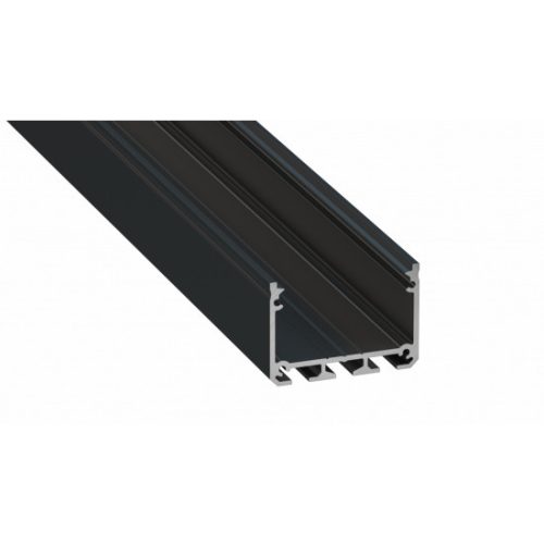 LED Labs Lumines LED profil ILEDO lakkozott fekete, 2 m