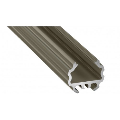 LED Labs Lumines LED profil Mico eloxált inox, 1 m