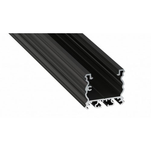 LED Labs Lumines LED profil TALIA lakkozott fekete, 2,02 m
