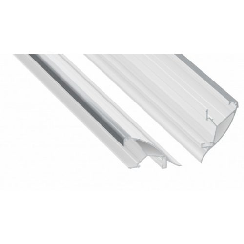 LED Labs Lumines LED profil CONVA lakkozott fehér, 2,02 m