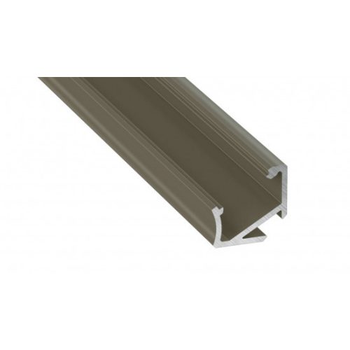 LED Labs Lumines LED profil H eloxált inox, 1 m