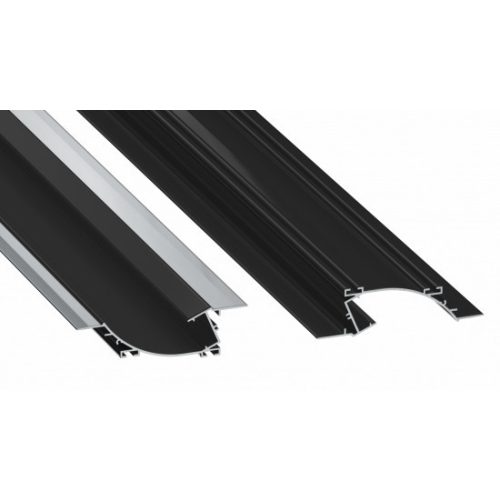 LED Labs Lumines LED profil PERO lakkozott fekete, 1 m