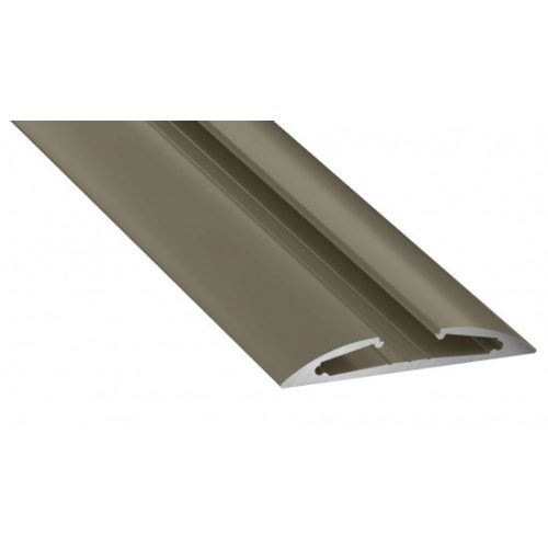LED Labs Lumines LED profil Reto eloxált inox, 2,02 m