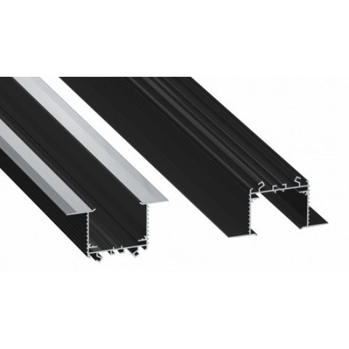 LED Labs Lumines LED profil Talia M3 lakkozott fekete, 1 m