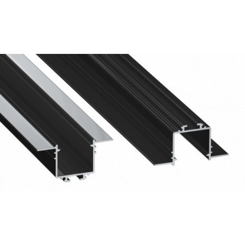 LED Labs Lumines LED profil Subli lakkozott fekete, 2,02 m