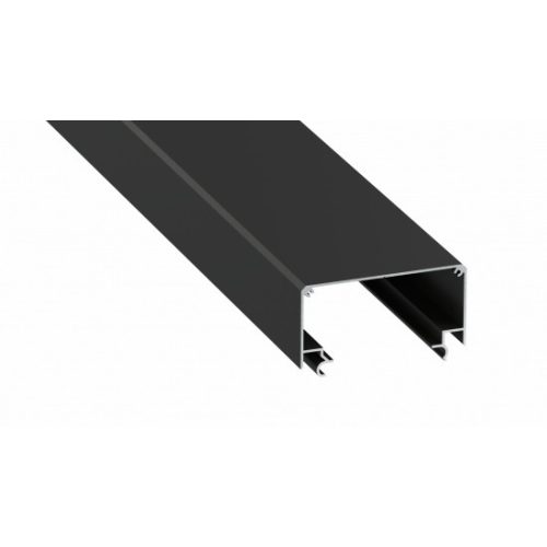 LED Labs Lumines LED profil LARGO M2 lakkozott fekete, 2,02 m