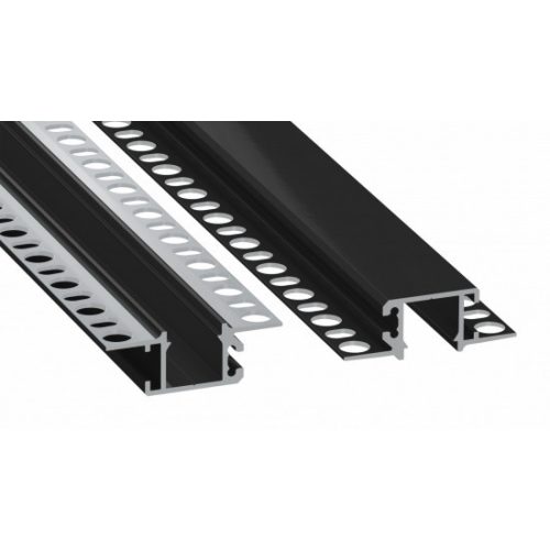LED Labs Lumines LED profil Mono lakkozott fekete, 1 m