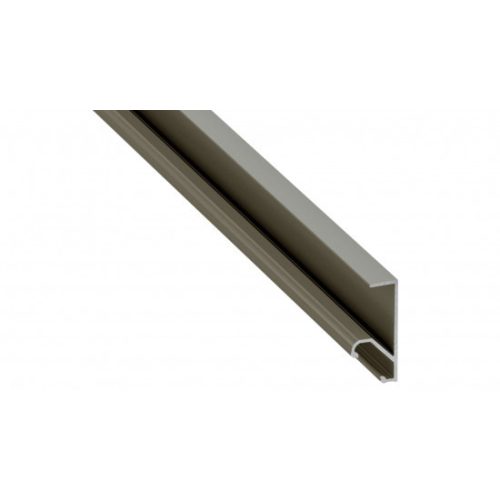 LED Labs Lumines LED profil Q18 eloxált inox 1 m