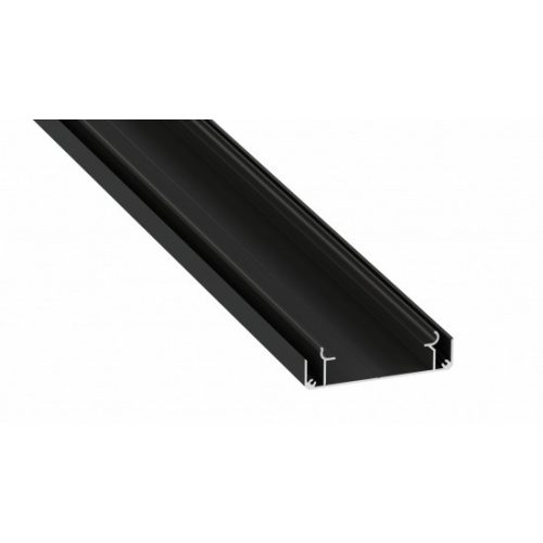LED Labs Lumines LED profil LARGO M1 lakkozott fekete, 2,02 m
