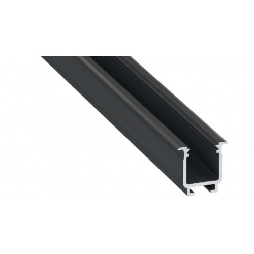 LED Labs Lumines LED profil W eloxált fekete, 1m