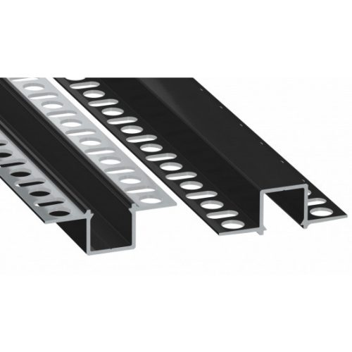 LED Labs LED profil LUMINES Gaudi fekete lakkozott 1 m