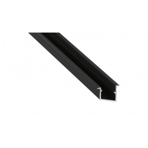 LED Labs LED profil LUMINES V lakkozott fekete 1 m