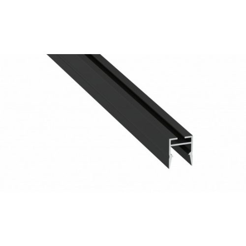 LED Labs LED profil LUMINES Slimo lakkozott fekete 1 m
