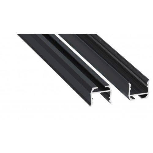 LED Labs LED profil LUMINES axel Rock antracit lakkozott 1 m