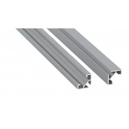 LED Labs LED profil LUMINES ajar ezüst eloxált 1 m