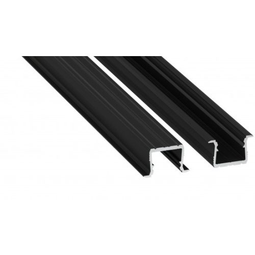 LED Labs LED profil LUMINES axin fekete lakkozott 1 m