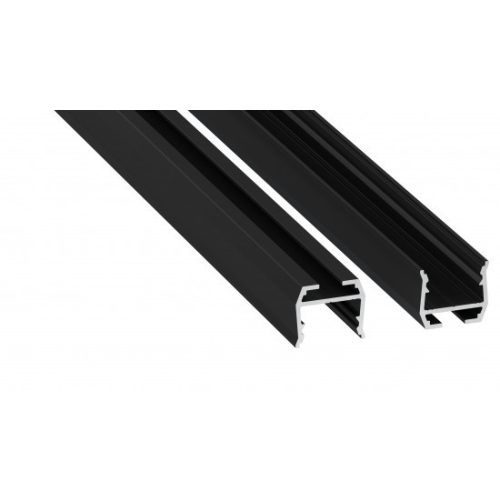 LED Labs LED profil LUMINES axel fekete lakkozott 1 m