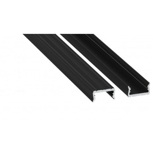 LED Labs LED profil LUMINES atom fekete lakkozott 1 m