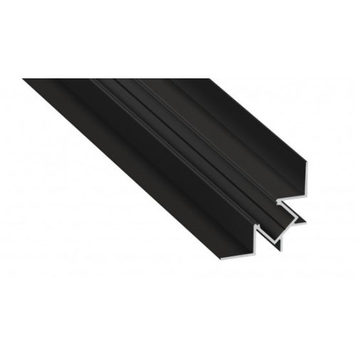LED Labs LED profil LUMINES Vigo fekete lakkozott N/P 1 m
