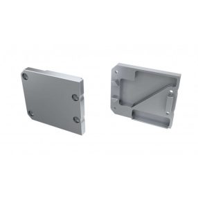 LED Labs LUMINES ALU végzáró UNICO ezüst bal LED Labs LUMINES ALU végzáró UNICO ezüst bal