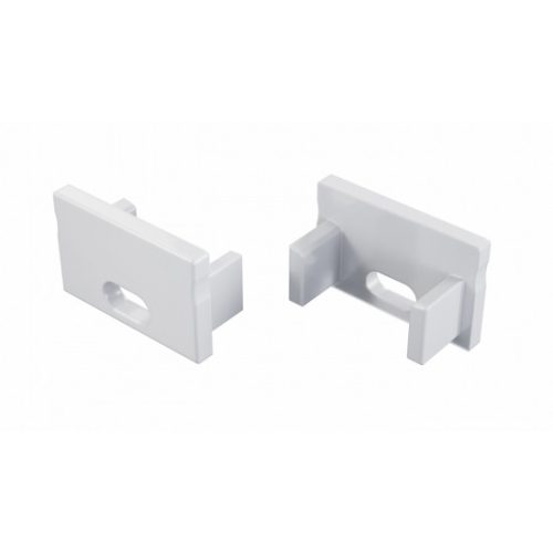 LUMINES ALU end cap FMN white with a hole