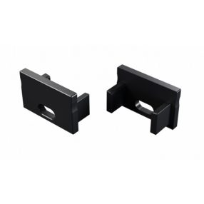 LUMINES ALU end cap FMN black with a hole LUMINES ALU end cap FMN black with a hole
