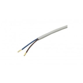 Cable 2x0.75mm 230V 1.8m, white + plug Cable 2x0.75mm 230V 1.8m, white + plug