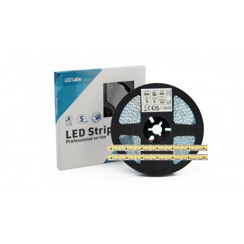 LED Strip PRO 3Y 24V 1000 LED 2835 SMD ONE LED CUT 10W 3000K