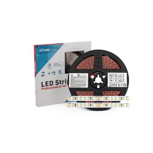 LED Strip PRO 5Y 24V 640 LED 2835 SMD 12W 3000K RA90
