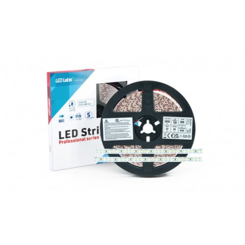 LED Strip PRO 5Y 24V 640 LED 2835 SMD 12W 5000K RA90