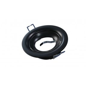 Ceiling lighting point fitting LUCA cast round adjustable matt black   Ceiling lighting point fitting LUCA cast round adjustable matt black