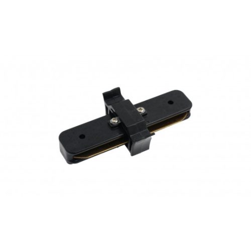 Connector for 1f busbars, straight, black
