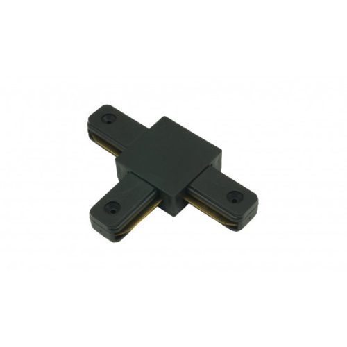 Connector for busbars, 1f black tee