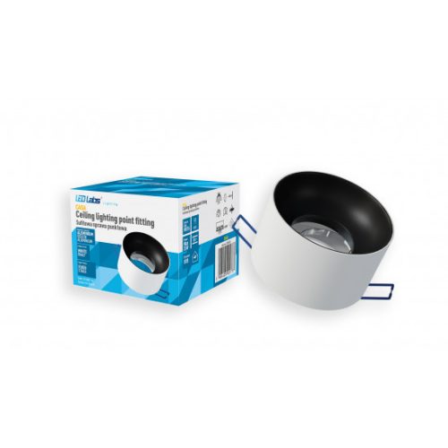 Ceiling lighting point fitting CASA cast round Fixted white