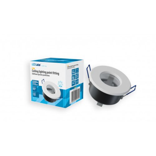 Ceiling lighting point fitting LISA cast round Fixted white